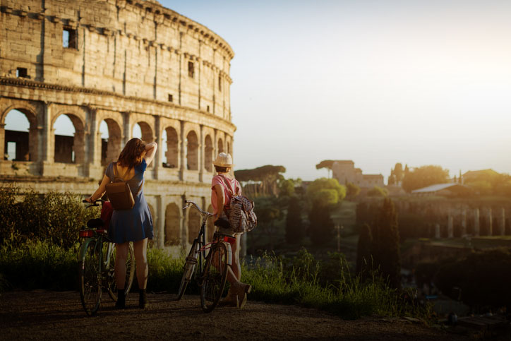 Vista de Roma, Italia